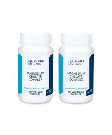 Klaire Labs Magnesium Magnesium Chelate Complex 200 Capsules (2 BOXES)