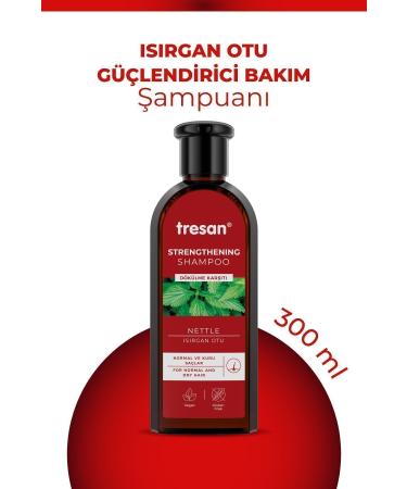 Tresan Nettle Care Shampoo Normal and Dry Hair 300 ml 2 Li - Buy Online on GoSupps.com
