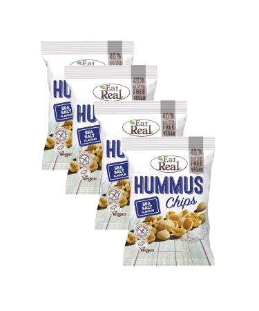 Eat Real Chickpea Chips Sea Salt 45 G X 4 Pieces