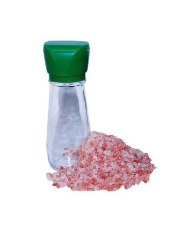 Astra Market Salt Pepper Mill Green + Himalayan Pebble Salt Pink 250 Gr