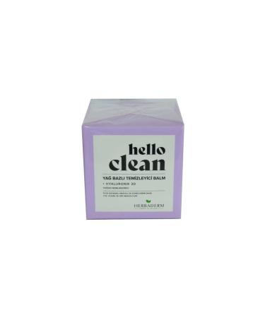 Hello Clean Face Lips and Eyes Oil-Based Cleansing Balm Hyaluronic 3d 100 ml