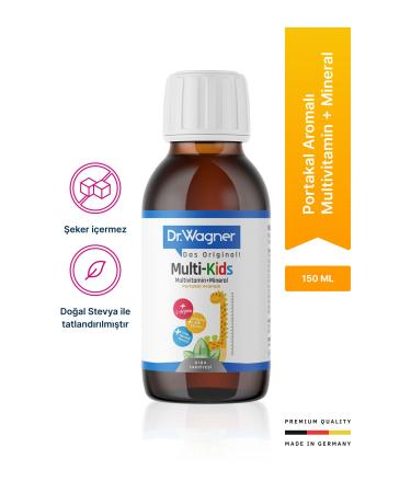 Dr Wagner Multi-Kids Multivitamin + Mineral Syrup for Children 150ml