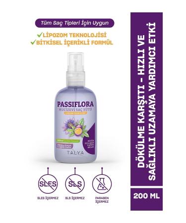 Talya Passiflora Miraculous Hair Milk Herbal Formula Liposome Technology Anti-Loss 200 ml