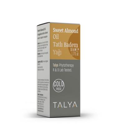 Talya Sweet Almond Oil 50ml (Cold Pressed) - Buy Online on GoSupps.com