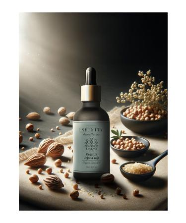 The World's INFINITY AROMATHERAPY Organic Jojoba Oil Cold Pressed 0 Pure And Natural 50 ml - Buy Online on GoSupps.com