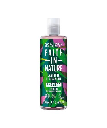Faith In Nature Natural Relaxing Shampoo For Normal & Dry Hair (LAVENDER & GERANIUM 100 ML)