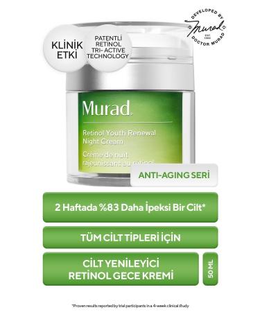 Murad Retinol Youth Renewal Night Cream Skin Renewal Retinol Night Cream 50 Ml