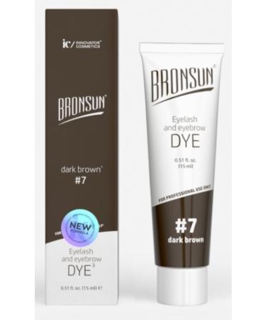 BRONSUN Eyebrow Dye No 7 Dark Brown Dark Brown