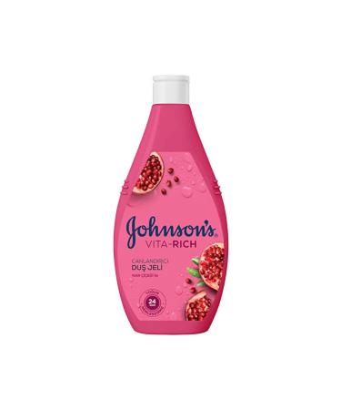 Johnson's Shower Gel - Vita-Rich Pomegranate Blossom Revitalizer - 400 ml