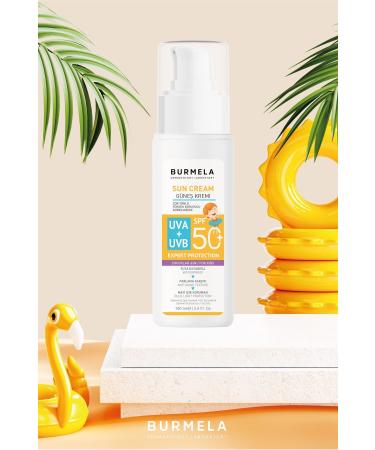 BURMELA SPF +50 Mineral Face and Body Sun Cream for Children & Babies 100 ml - Buy Online on GoSupps.com