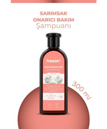 Tresan Garlic Repair Care Shampoo 300 ml 2 Li - Buy Online on GoSupps.com