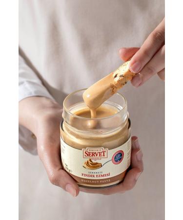 BERCEKIZ SERVET CONFECTIONERY No Sugar Added 0 Hazelnut Paste 200 gr