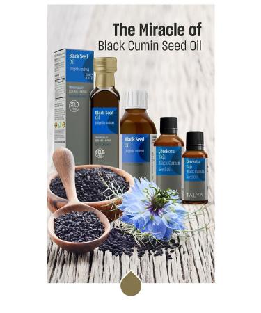 Talya Black Cumin Oil Cold Pressed 0 Pure and Natural 50 ml - Buy Online on GoSupps.com