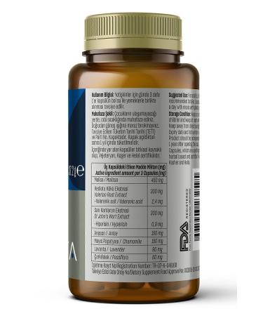 Talya Relax Herbal Mixture Supplementary Food 60 Capsules - Buy Online on GoSupps.com