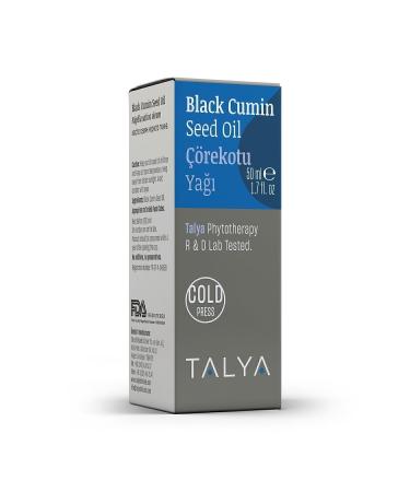 Talya Black Cumin Oil Cold Pressed 0 Pure and Natural 50 ml - Buy Online on GoSupps.com