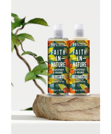 Faith In Nature Natural Refreshing Shampoo&Conditioner Grapefruit&Orange - Buy Online on GoSupps.com