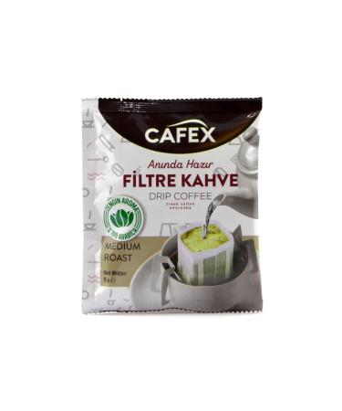 CAFEX Filter Coffee Single Serving Medium Roast 16 Pieces *8gr - Buy Online on GoSupps.com