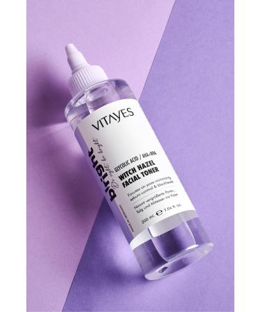 VITAYES Pore Tightening Aha-bha Witch Hazel Toner Glycolic Acid Anti-Acne Purifying Treatment - Buy Online on GoSupps.com