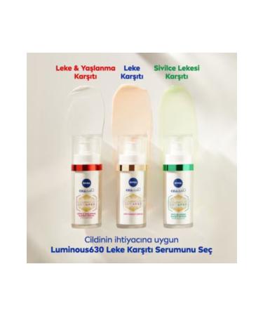 NIVEA LUMINOUS630 ANTI-Blemish ANTISPOT SERUM 30 ML) skin serum11 - Buy Online on GoSupps.com