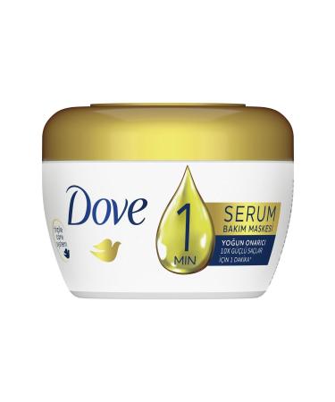 Dove 1 Minute Serum Hair Care Mask Intensive Repair 160 Ml-naturals Beauty--