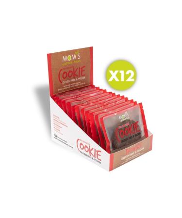 Mom's Natural Foods Gluten-Free BROWNIE Cookie - Pack of 12