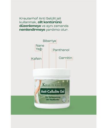 Krauterhof Anti-Cellulite Gel 250 ml - Buy Online on GoSupps.com