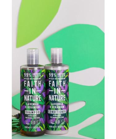 Faith In Nature Natural Relaxing Shampoo Lavender & Geranium For Normal & Dry Hair - Buy Online on GoSupps.com