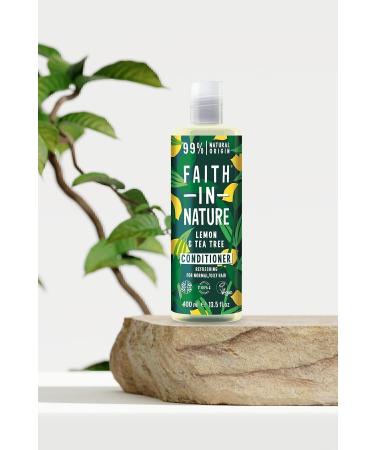 Faith In Nature Natural Refreshing Hair Care Cream Lemon & Tea Tree For Normal & Oily Hair Prone to Dandruff - Buy Online on GoSupps.com