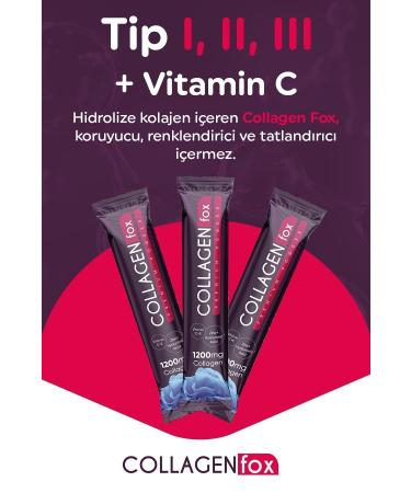 CollagenFox 1200 Mg Collagen Containing Powder Food Supplement 30 Sachets - Buy Online on GoSupps.com