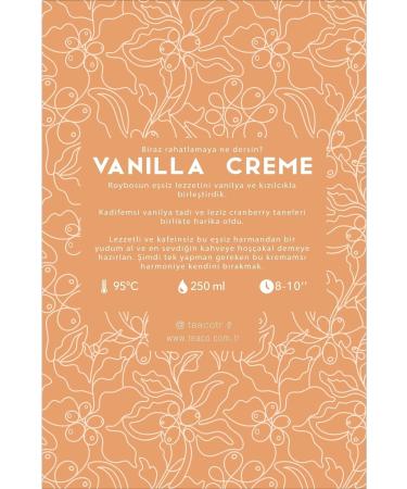 TEA CO Vanilla Creme - Cranberry and Vanilla Rooibos Tea Muslin Tea Bag - Buy Online on GoSupps.com
