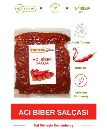 Trend Loca Gaziantep Hot Pepper Paste Sun Dried Hot Pepper Paste 2 kg New Season