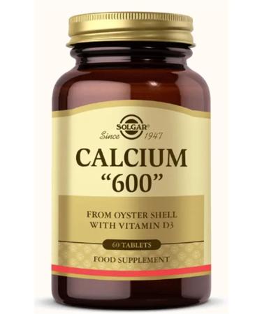 Solgar Calcium 600mg (oyster Shell) 60 Tabs