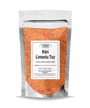 TOS The Organic Spices Curry and Lemon Salt 2.5 kg (1st Quality) Curry and Lemon Salt