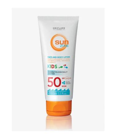 Oriflame Sun Zone Kids SPF 50 High Protection Face and Body Sun Lotion