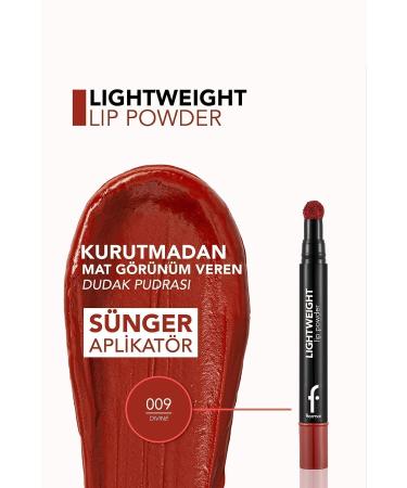 Flormar Lipstick - Lightweight Lip Powder 009 Divine 33000116-009 - Buy Online on GoSupps.com