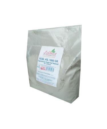 LokmanAVM Natural Ground Green Clay Mask Pure Mask Green Clay Kilo 1kg