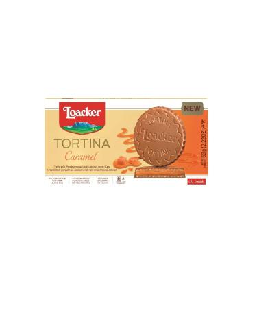 Caramel on Loacker Tortilla 63 Gr. - Caramel Wafer