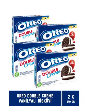 Oreo Biscuit Double Cream 170 gr 4-Pack - Buy Online on GoSupps.com
