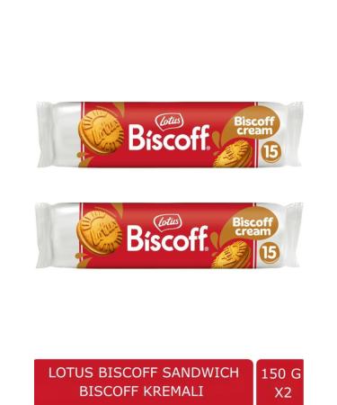 Lotus Biscoff Sandwich Biscoff Cream Spreadable Cream Biscuit - 150 gr X 2 Pieces - Buy Online on GoSupps.com