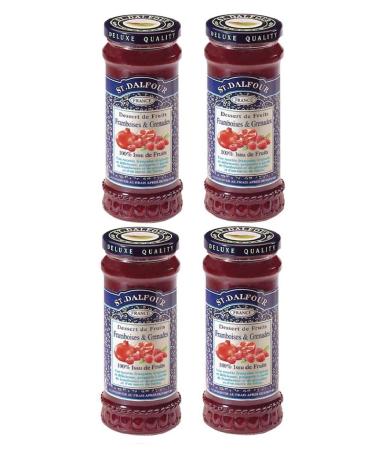 St. Dalfour St.dalfour Raspberry & Pomegranate Jam 284 GX 4 Pcs