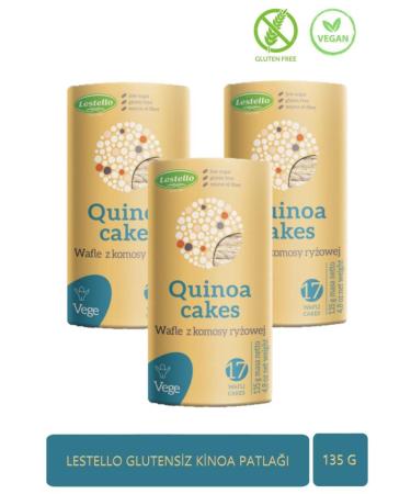 Lestello Gluten Free Quinoa Puffs 135g X3