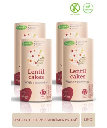Lestello Gluten Free Lentil Puffs 135 G. X4