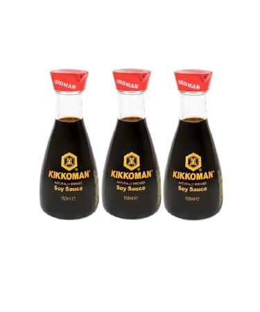 Kikkoman Dispenser Soy Sauce 150 ml X 3 Pcs