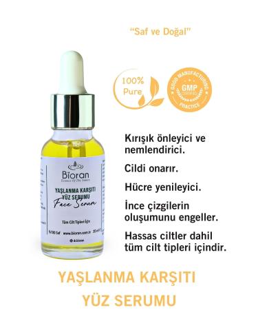 Bioran Anti-Aging Face Serum 0 Pure and Natural Content 20 Ml. - Buy Online on GoSupps.com