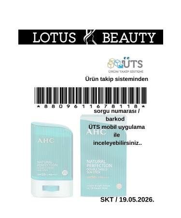 AHC Naturel Perfection Double Shield Sun Stick Spf 50 /pa - Buy Online on GoSupps.com