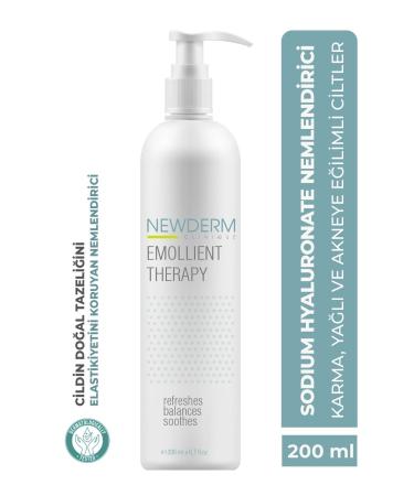 NEWDERM Moisturizer for Dry Skin and Oily Acne-Prone Skin Emollient Therapy 200 ml