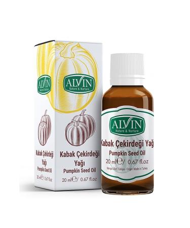 alvin Pumpkin Seed Oil Cold Pressed 0 Pure And Natural 20 ml