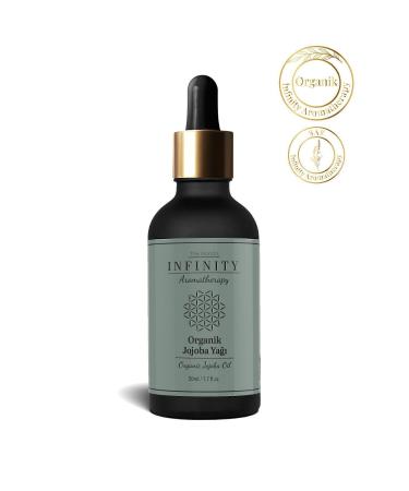 The World's INFINITY AROMATHERAPY Organic Jojoba Oil Cold Pressed 0 Pure And Natural 50 ml