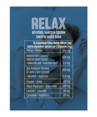 Talya Relax Herbal Mixture Supplementary Food 60 Capsules - Buy Online on GoSupps.com