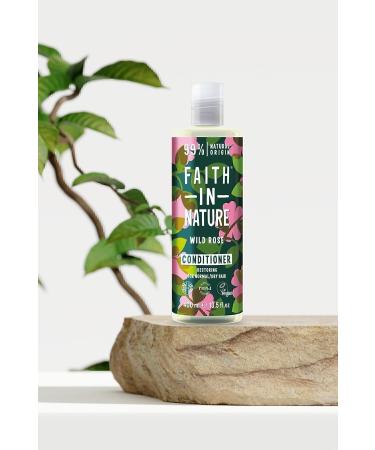 Faith In Nature Natural Repairing Conditioner Wild Rose For Normal & Dry Hair - Buy Online on GoSupps.com